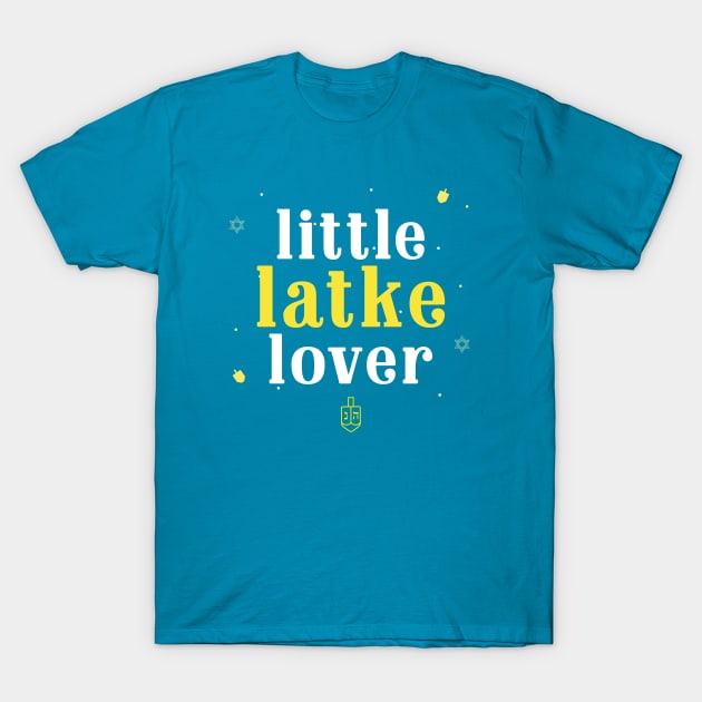 Little Latke Lover Hanukkah Cute T-Shirt by Space Cadet Tees